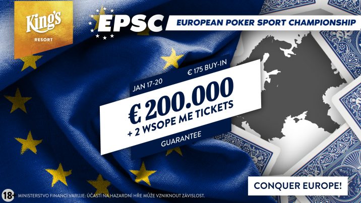 Das Highlight im Januar: Die 5. European Poker Sport Championship im King's Resort!